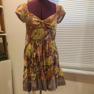 Free People Multicolor Floral Dress